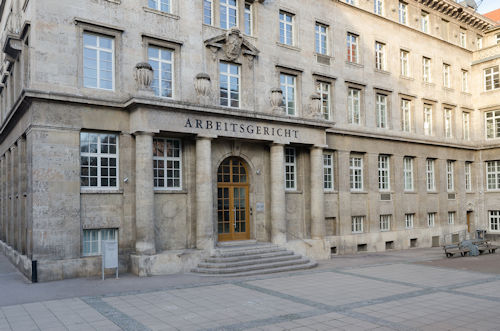 Foto des Gebäudes des Arbeitsgerichts Stuttgart